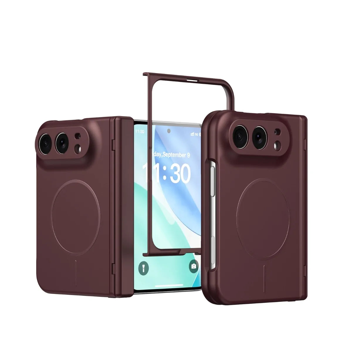 Funda iPhone Duo | Magnética MagSafe, Protección Bisagra | PC+