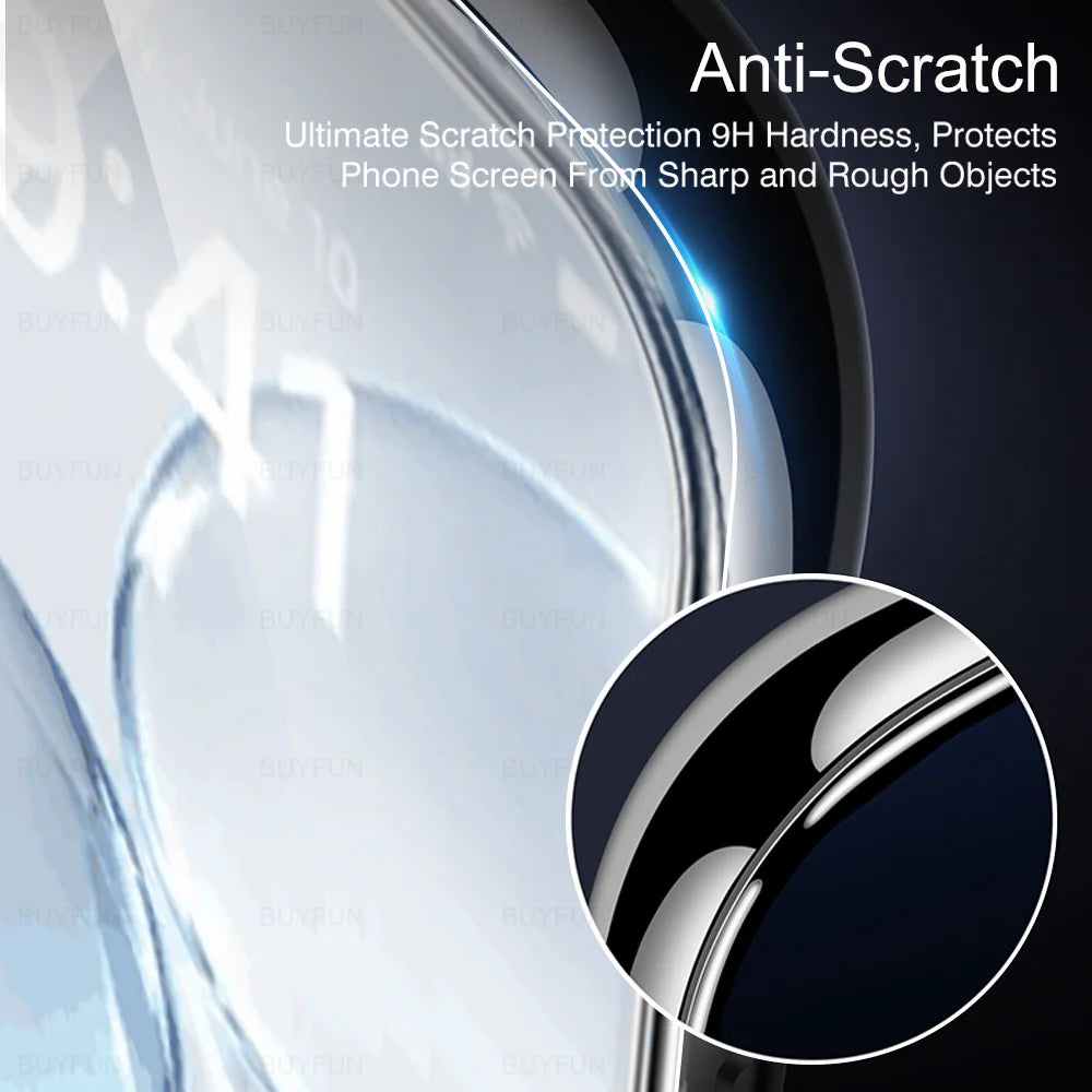 Protector de Pantalla iPhone | Vidrio Templado 9H, HD Transparente | 1-5 Unidades