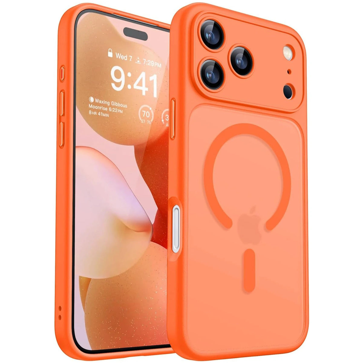 Funda iPhone Magnética Mate | Compatible MagSafe | Transparente, Antihuella