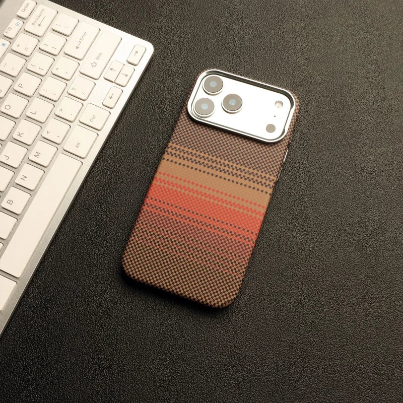 Funda iPhone MagSafe Fibra de Carbono | Carga Inalámbrica, Antihuella | PC Rígida
