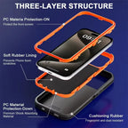 Funda iPhone Antigolpes 3 en 1 | Protección Híbrida Armadura | Silicona, Antiarañazos