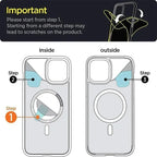 Funda Transparente MagSafe para iPhone | Silicona Magnética, Antigolpes | Compatible 11-18
