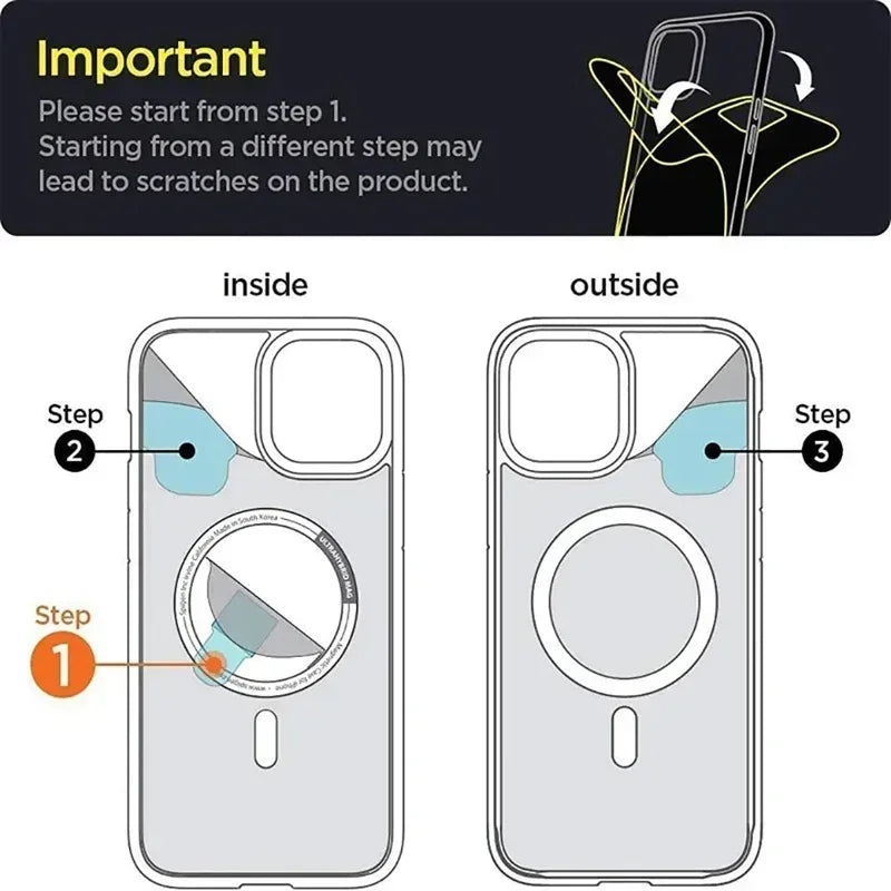 Funda Transparente MagSafe para iPhone | Silicona Magnética, Antigolpes | Compatible 11-18