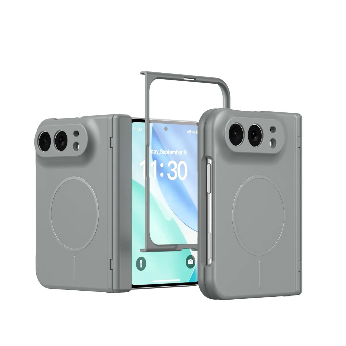 Funda iPhone Duo | Magnética MagSafe, Protección Bisagra | PC+
