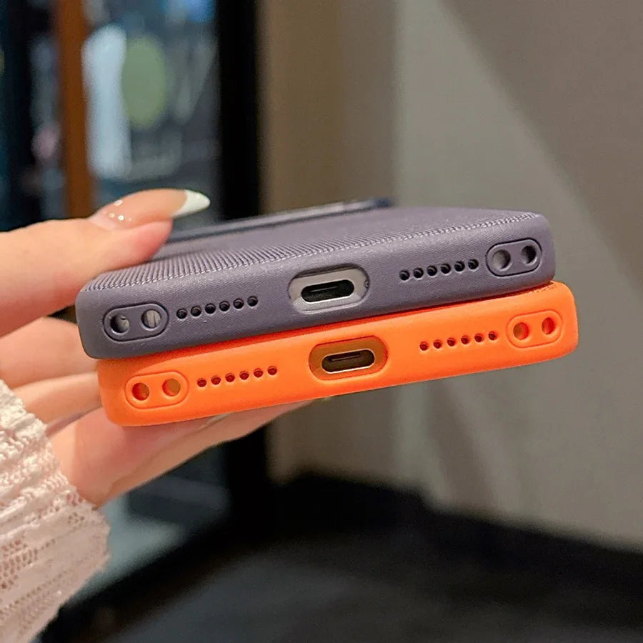 Funda iPhone MagSafe | Tejido Tecnológico, Magnética | 11 al 18 Pro Max