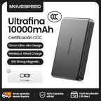 Batería Portátil Magnética | 5000mAh, Carga Inalámbrica 7.5W, Ultra-Delgada | iPhone