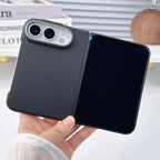 Funda iPhone 18 Duo | Fibra de Carbono, Anticaídas, Cobertura Total | Ultradelgada