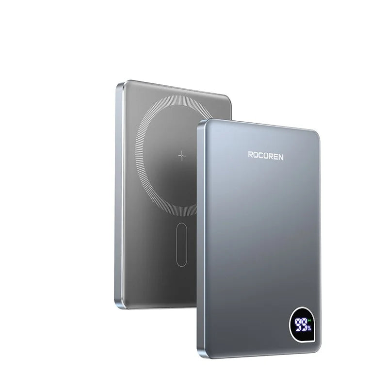 Batería Portátil Magnética | Carga Rápida 20W, Inalámbrica, Pantalla Digital | 5000mAh / 10000mAh