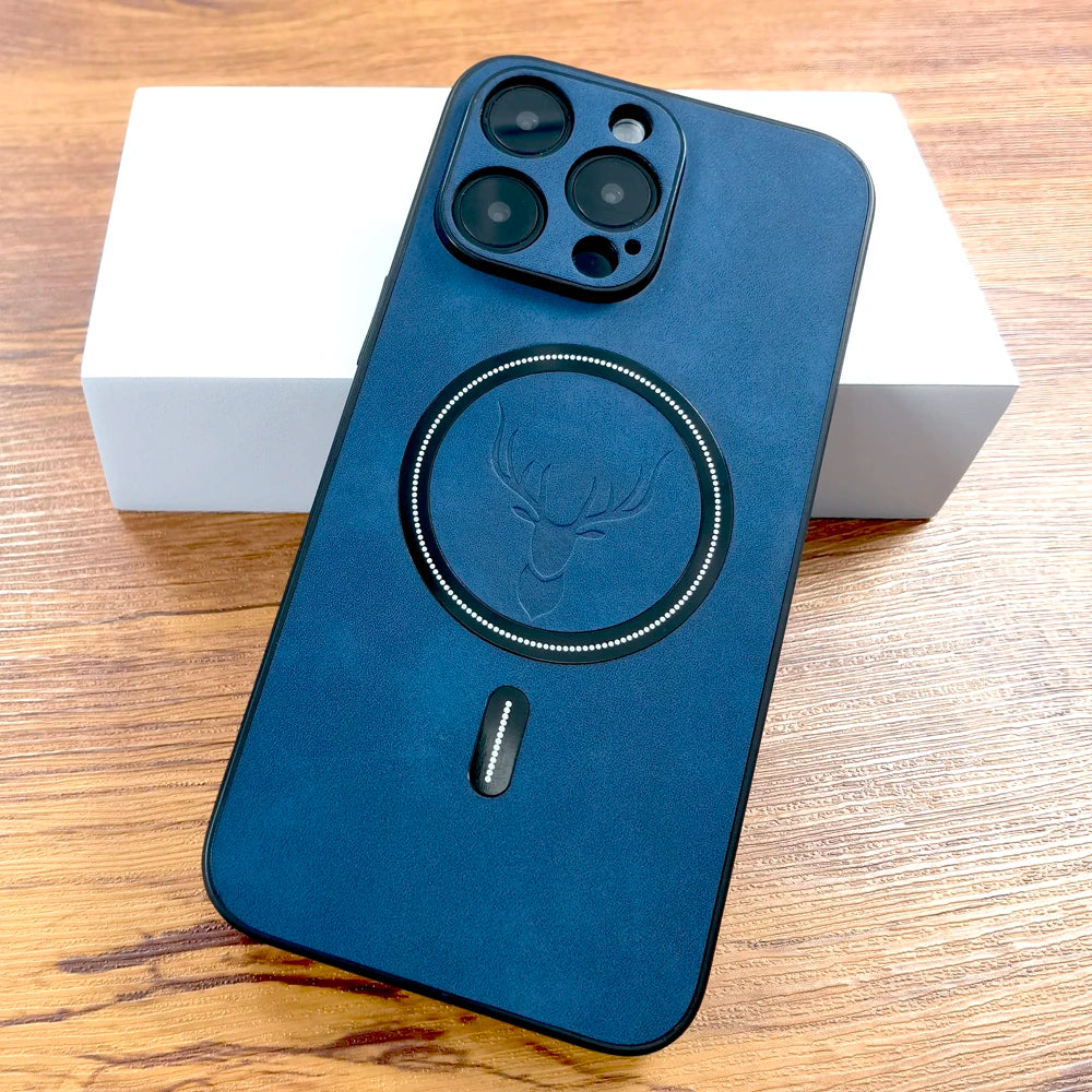 Funda iPhone Cuero | Compatible MagSafe, Antihuellas | Diseño Animal