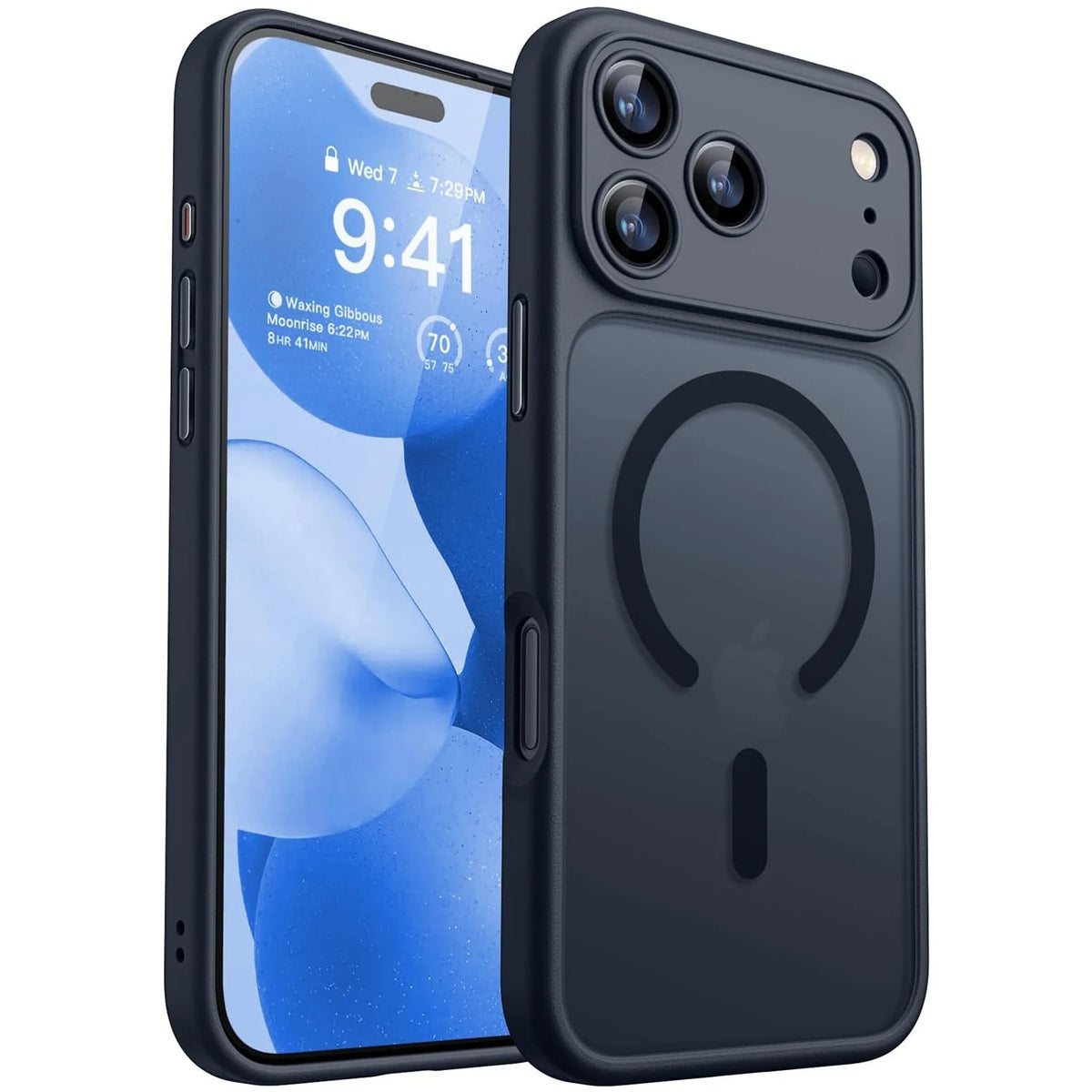 Funda iPhone Magnética Mate | Compatible MagSafe | Transparente, Antihuella