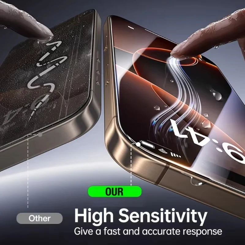 Protector de Pantalla iPhone | Vidrio Templado HD, Sin Polvo, Fácil Instalación