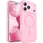 Funda iPhone Magnética Mate | Compatible MagSafe | Transparente, Antihuella