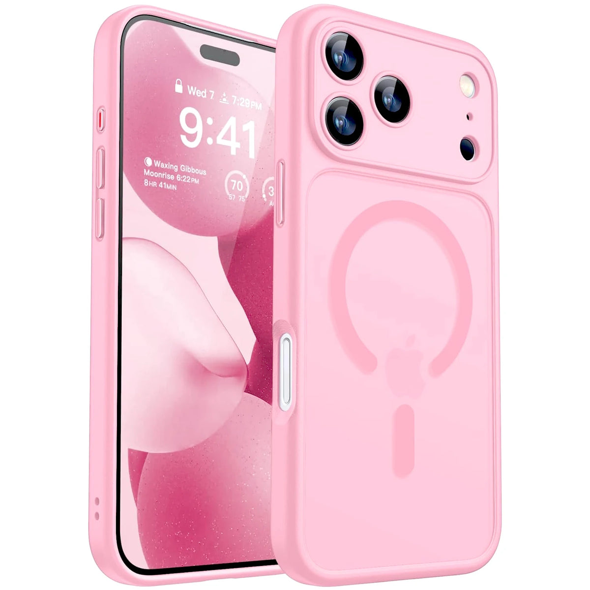 Funda iPhone Magnética Mate | Compatible MagSafe | Transparente, Antihuella