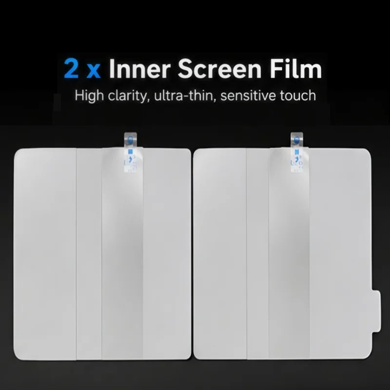 Protector de Pantalla para iPhone | Hidrogel HD, Interior Exterior | Suave 6 en 1