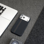 Funda iPhone MagSafe Fibra de Carbono | Carga Inalámbrica, Antihuella | PC Rígida