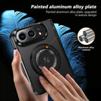 Funda con Carga Inalámbrica Magnética | iPhone Duo, Soporte 360°, Vidrio Templado