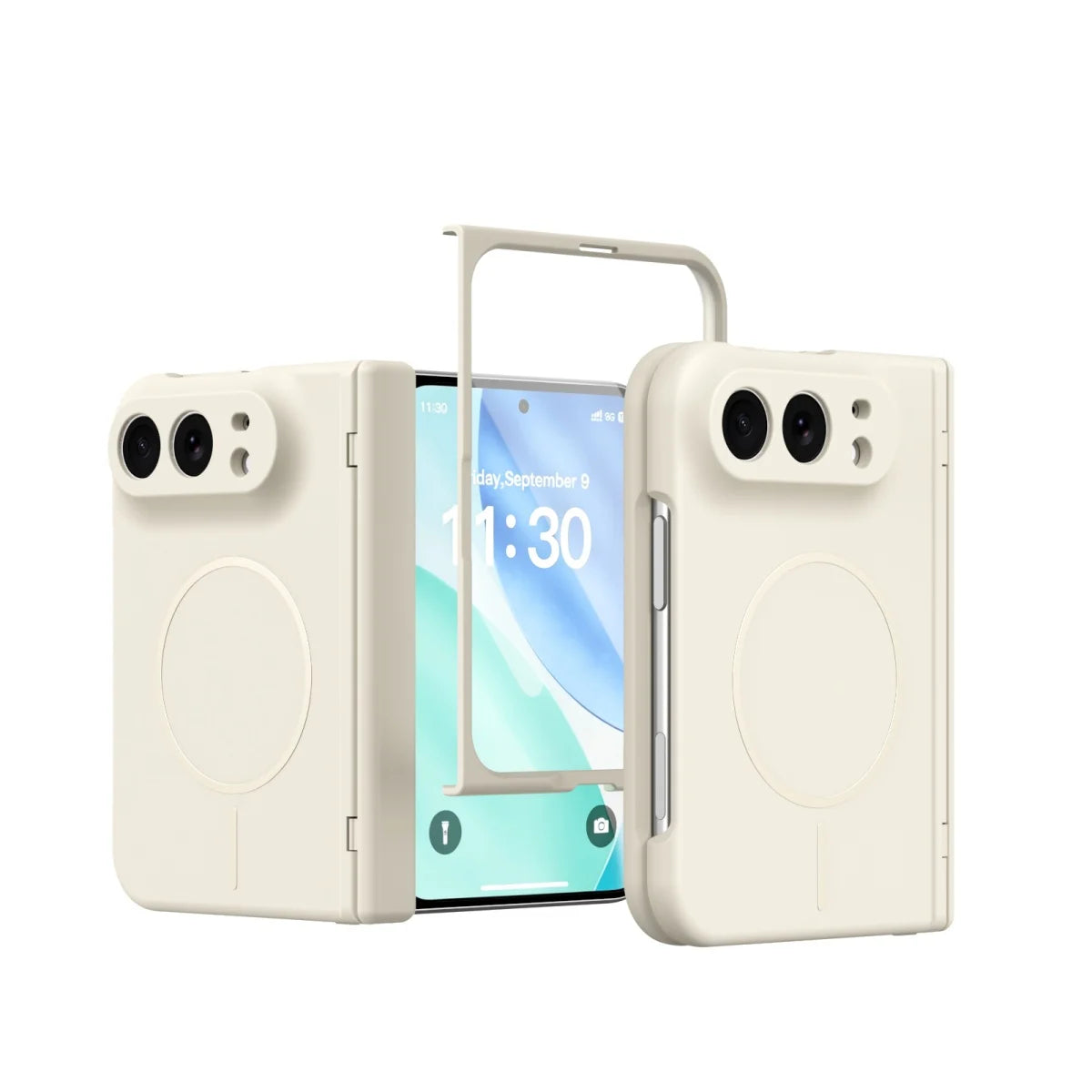 Funda iPhone Duo | Magnética MagSafe, Protección Bisagra | PC+