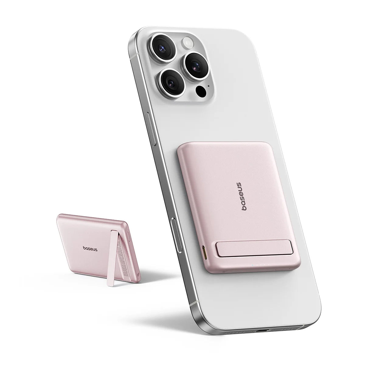 Batería Portátil Magnética Qi2 | Carga Rápida 20W, 5000mAh, Kickstand | Para iPhone Samsung