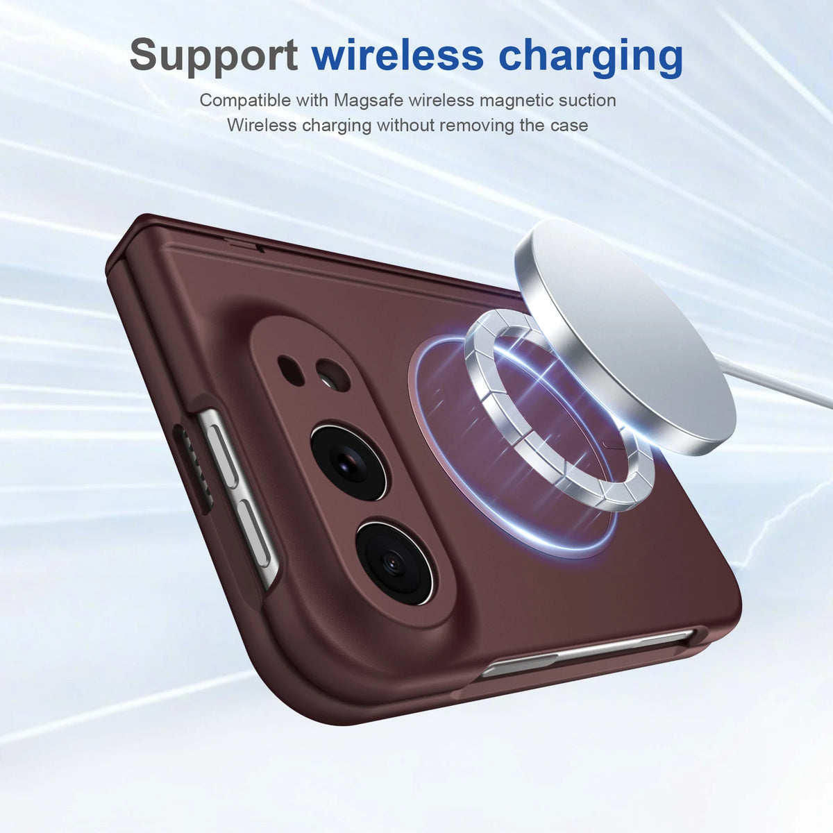 Funda iPhone Duo | Magnética MagSafe, Protección Bisagra | PC+