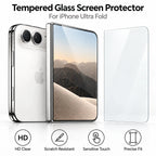 Protector de Pantalla iPhone | Cristal Templado y Film Hidrogel | Pack 3 Unidades