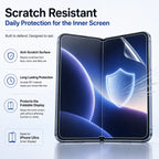 Protector de Pantalla Hidrogel iPhone | Cobertura Total, Suave | Pack 3 Unidades