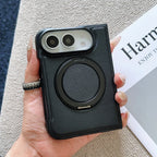 Funda Magnética iPhone | Soporte 360°, Piel, Antigolpes | MagSafe