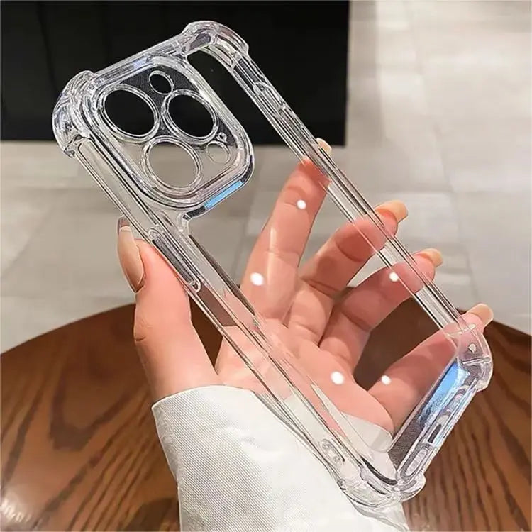 Funda iPhone Transparente | Doble Capa, Antigolpes, Airbag | 7 a 18 Pro Max