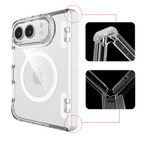Funda Magnética iPhone Fold | Transparente, MagSafe | Antigolpes