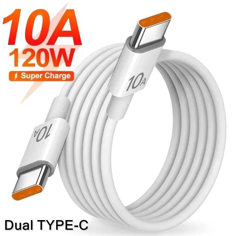 Cargador USB Tipo C 5 Puertos | Carga Rápida 120W, GaN, PD | iPhone Samsung Xiaomi