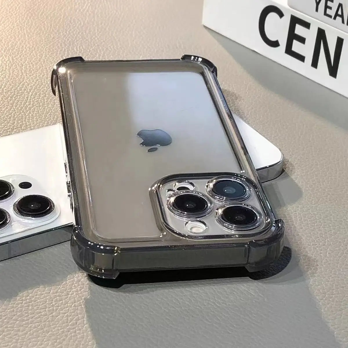 Funda iPhone Transparente | Doble Capa, Antigolpes, Airbag | 7 a 18 Pro Max