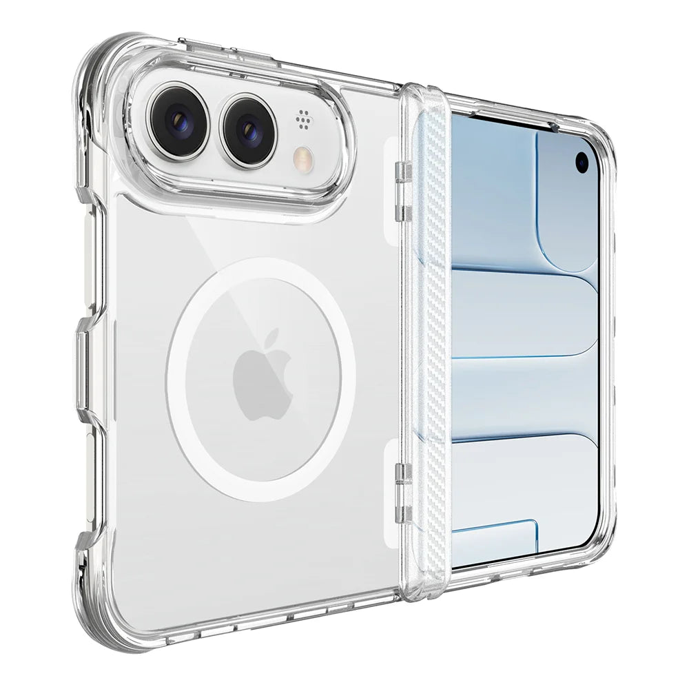 Funda Magnética iPhone Fold | Transparente, MagSafe | Antigolpes