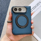Funda Magnética iPhone | Soporte 360°, Piel, Antigolpes | MagSafe