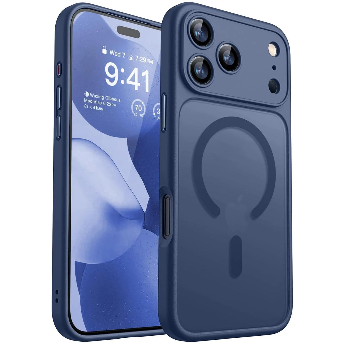 Funda iPhone Magnética Mate | Compatible MagSafe | Transparente, Antihuella
