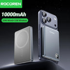 Batería Portátil Magnética | Carga Rápida 20W, Inalámbrica, Pantalla Digital | 5000mAh / 10000mAh