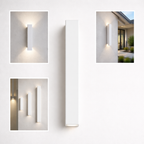 Apliques Cilíndricos | Luz de Pared Moderna | Metal, Diseño Elegante