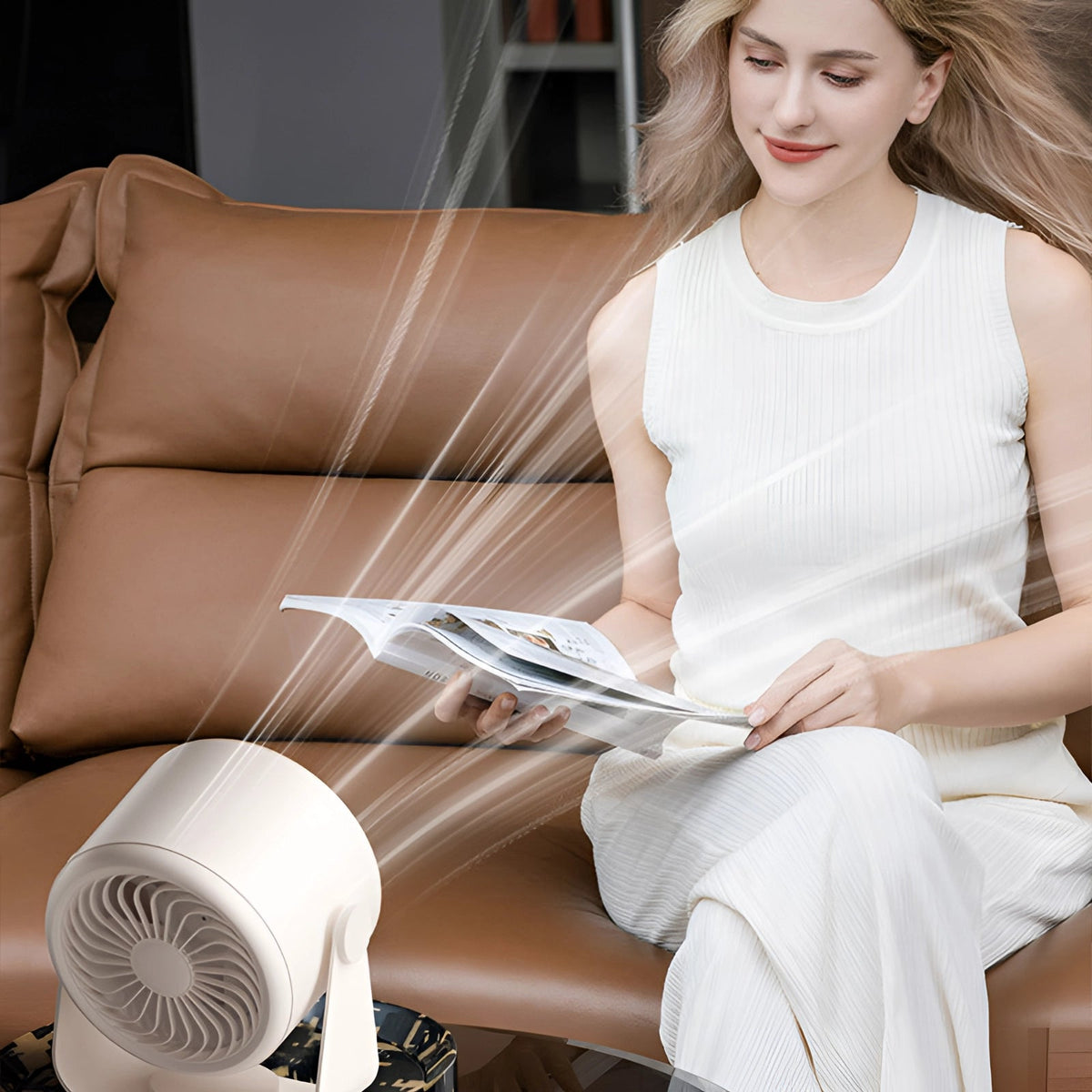 Ventilador Turbo Sin Aspas LED Silencioso - VyFlair