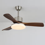 LuxeBreeze Ventilador de Techo de Madera con Luz - VyFlair