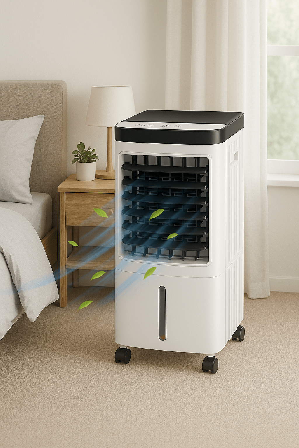 Enfriador de Aire Portátil 6L con Control Remoto y Temporizador - VyFlair