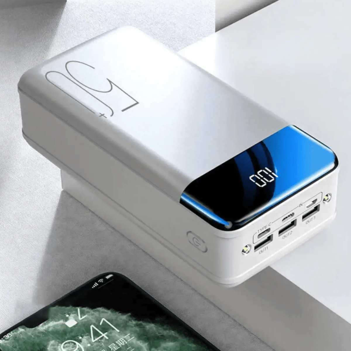 Banco de Energía 100,000mAh Carga Súper Rápida - VyFlair