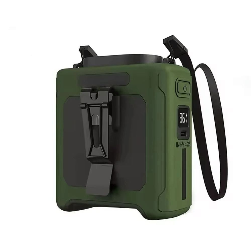 Ventilador Cintura Portátil con Power Bank y Linterna - VyFlair