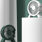 Mini Ventilador Eléctrico Portátil Recargable y Silencioso - VyFlair