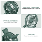 Mini Ventilador Eléctrico Portátil Recargable y Silencioso - VyFlair