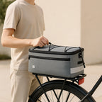 Bolsa bicicleta | Aislada 8L, portaequipajes | Correa hombro, impermeable
