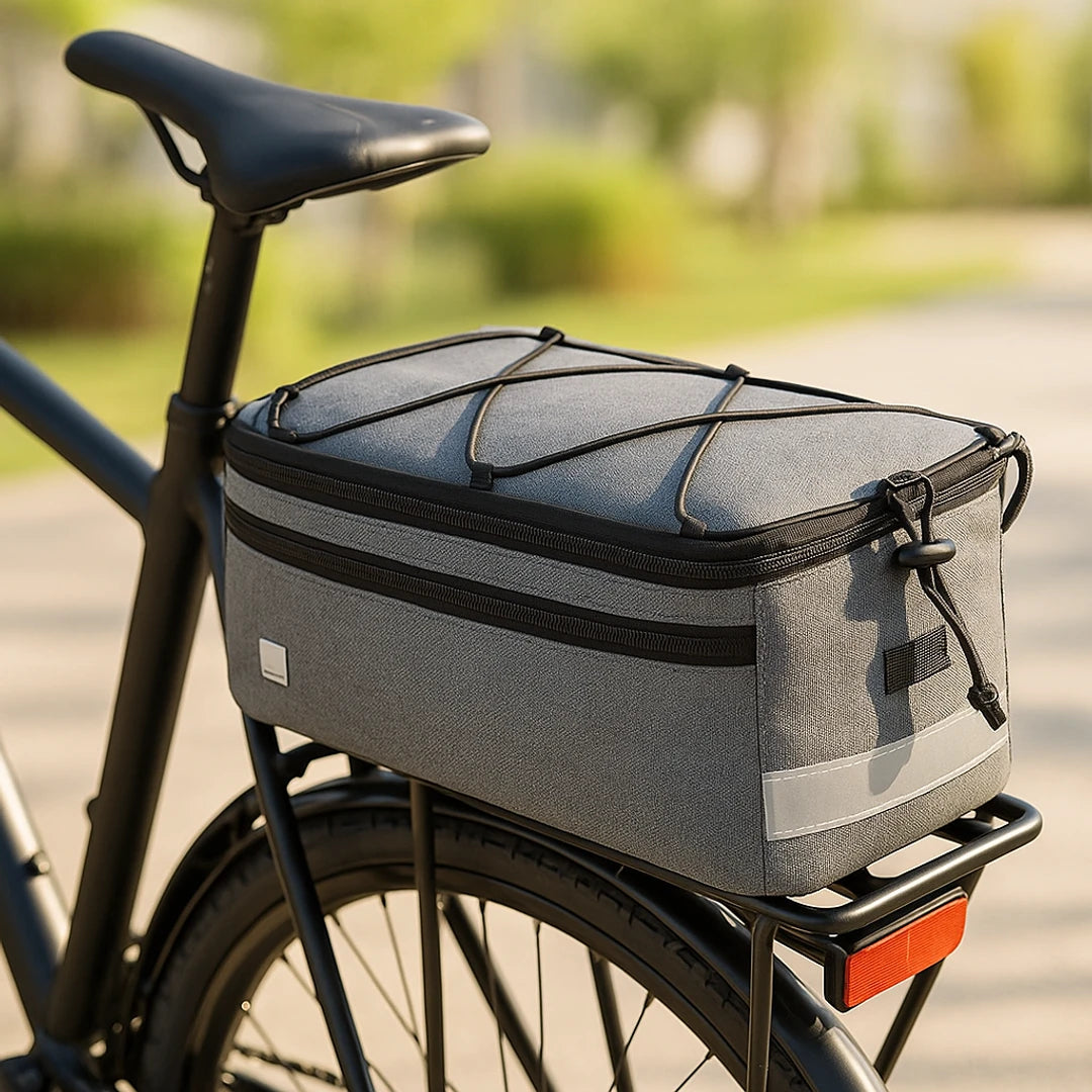Bolsa bicicleta | Aislada 8L, portaequipajes | Correa hombro, impermeable