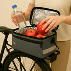 Bolsa bicicleta | Aislada 8L, portaequipajes | Correa hombro, impermeable