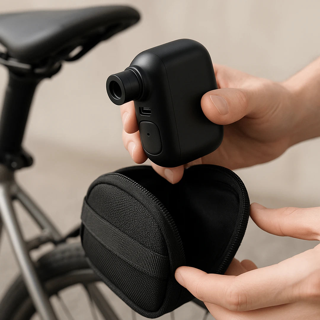 Bomba eléctrica bicicleta | Portátil, recargable | Inflado rápido, alta presión