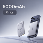 Batería Portátil Magnética 5000mAh | Carga Inalámbrica 15W, Delgada | Compatible iPhone Samsung