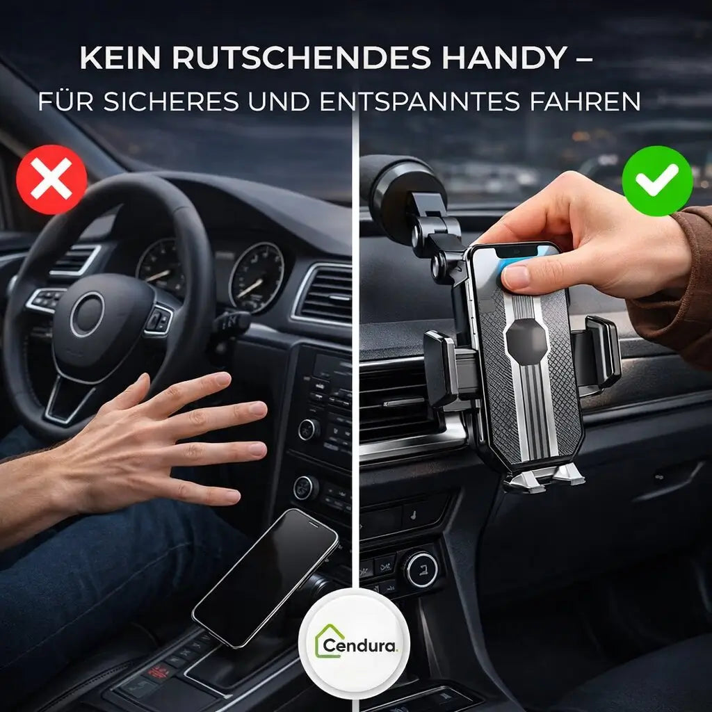 Soporte Móvil para Auto | Ventosa Fuerte, 360° Giratorio