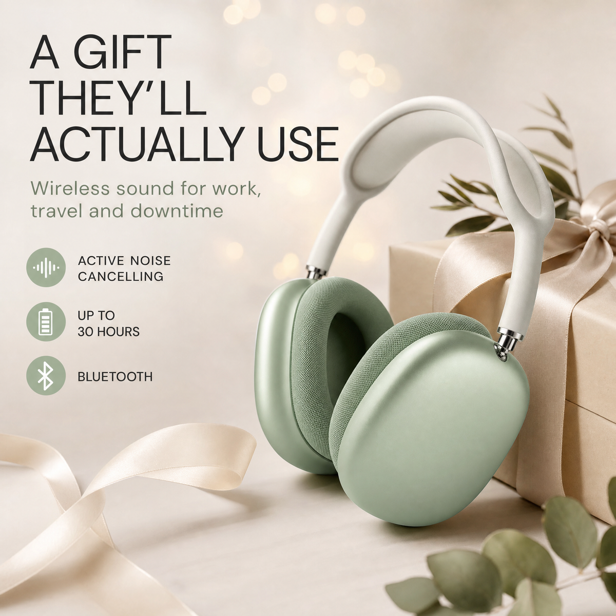 Auriculares Bluetooth | Inalámbricos, Cancelación de Ruido Activa
