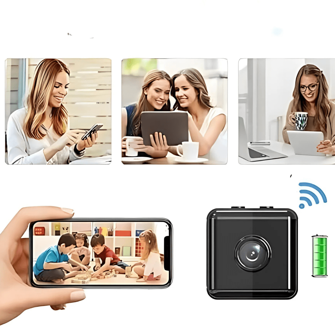 Cámara de Seguridad WiFi Mini con Visión Nocturna - VyFlair